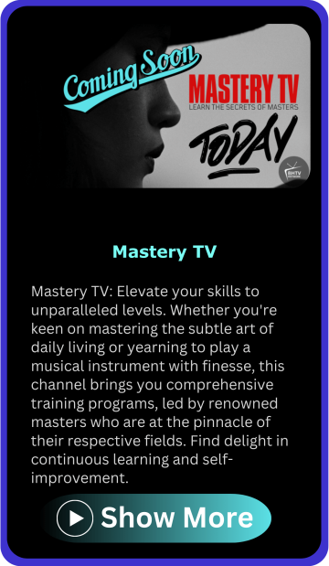Mastery TV - coming soon